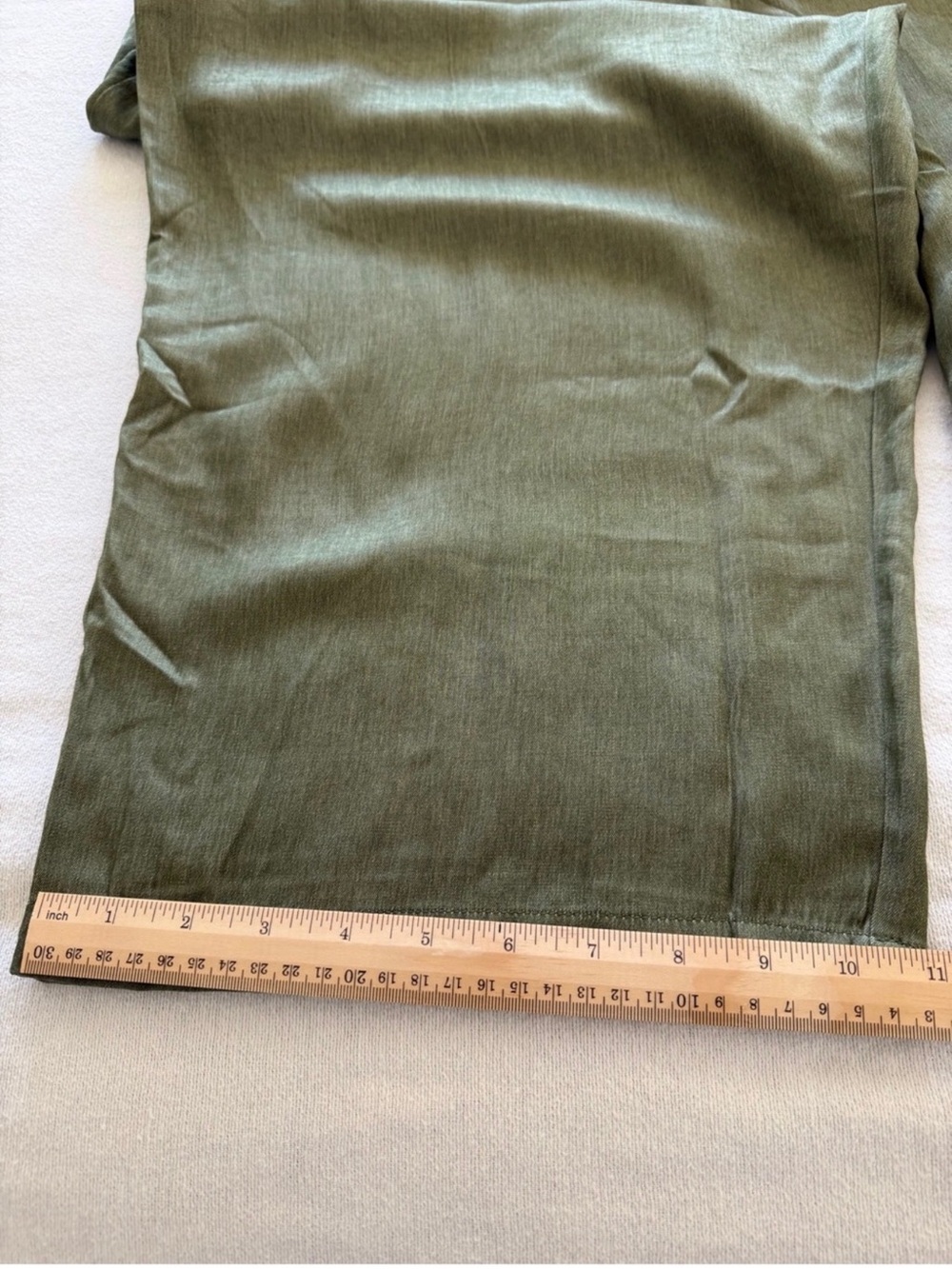 Lularoe Juliet XL Olive Green Cropped Jumpsuit Overalls Boho Casual NWOT - Picture 13 of 14
